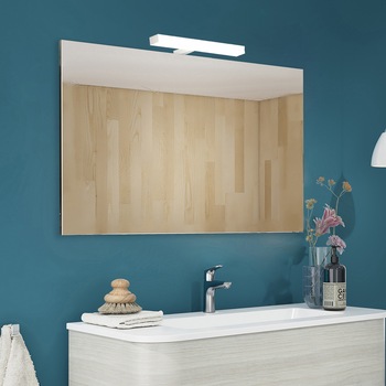 Oglinda panoramica, cu cant argintiu, pentru Kring Corallo Fumo si Kring Fly, 100x60x2 cm Oglinda panoramica, cu cant argintiu, pentru Kring Corallo Fumo si Kring Fly, 100x60x2 cm