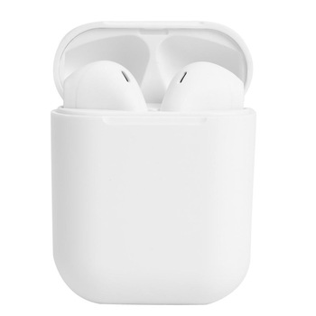 Casti Wireless Bluetooth I12 Macaron Stereo Cu Functie Apelare, Control Muzica, Cutie Incarcare Inclusa, Android/ IOS Radio-FM, Aux, SD Card, Alb Casti Wireless Bluetooth I12 Macaron Stereo Cu Functie Apelare, Control Muzica, Cutie Incarcare Inclusa, Android/ IOS Radio-FM, Aux, SD Card, Alb