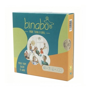 Joc constructie, Binabo, Mixt , 60 piese Joc constructie, Binabo, Mixt , 60 piese