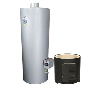 Ansamblu boiler cazan de tabla 120 litri si focar cu usa de tabla, doua surse, lemne si curent Ansamblu boiler cazan de tabla 120 litri si focar cu usa de tabla, doua surse, lemne si curent