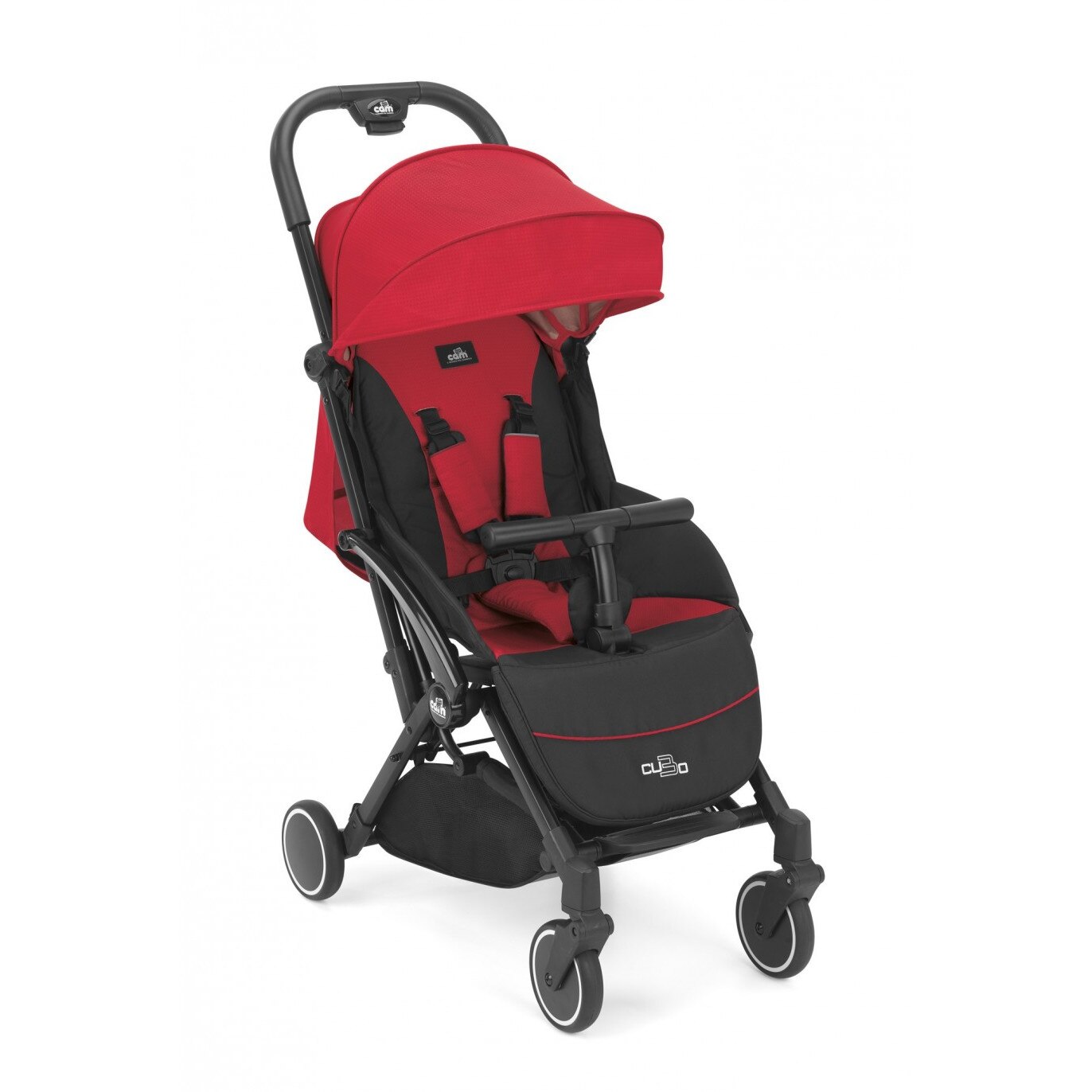 Carucior Cam, model Cubo, culoare rosu