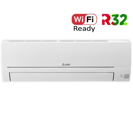 Aer conditionat Mitsubishi Electric MSZ-HR25VF / MUZ-HR25VF R32, Inverter, 9000 BTU/h, Clasa A++, Filtru anti-praf, Functie Econo Cool, Timer Saptamanal, Auto-restart, Wi-Fi Ready