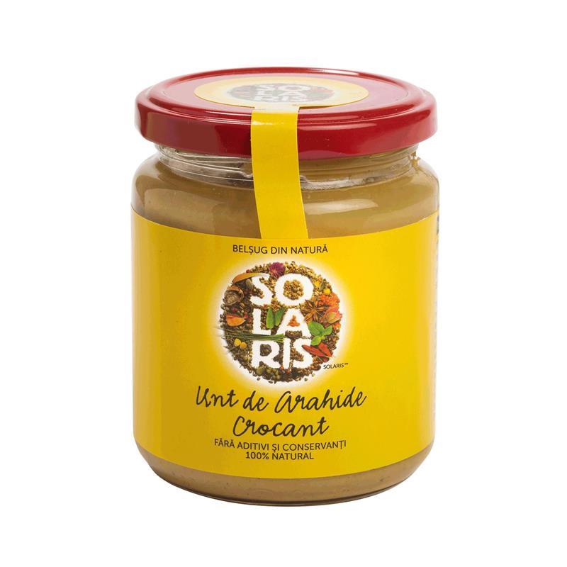 Unt de Arahide Crocant Solaris 250gr