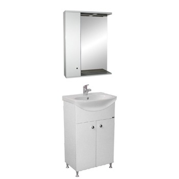 Baza mobilier+Lavoar ceramic+Baterie Lavoar+Dulapior cu oglinda si spot,70 x 50 x 35 cm Baza mobilier+Lavoar ceramic+Baterie Lavoar+Dulapior cu oglinda si spot,70 x 50 x 35 cm