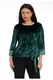 Bluza Dama Verde catifea , M