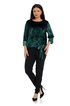 Bluza Dama Verde catifea , M Bluza Dama Verde catifea , M
