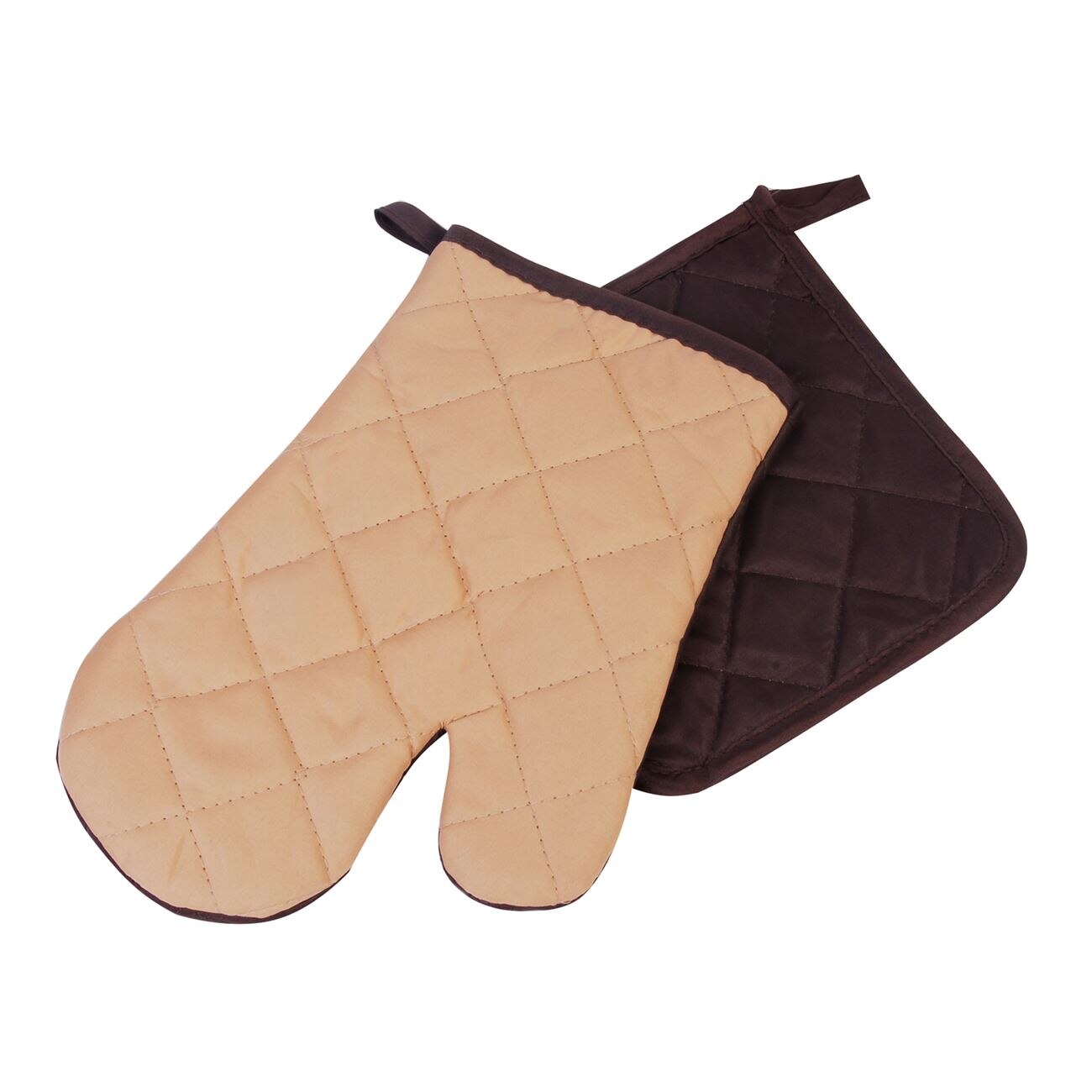 Set bucatarie 2 piese, Zola®, maro/crem