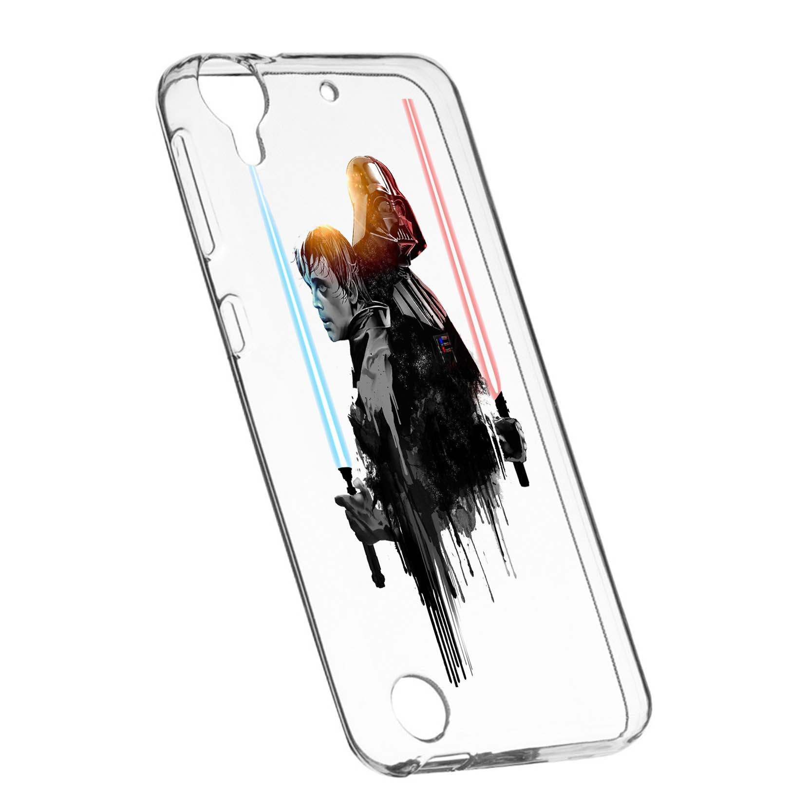 Husa de protectie Star Wars - Darth Vader - Luke, Movie pentru HTC Desire 825/10 Lifestyle, rezistenta la uzura, anti-alunecare, din silicon Premium, 398