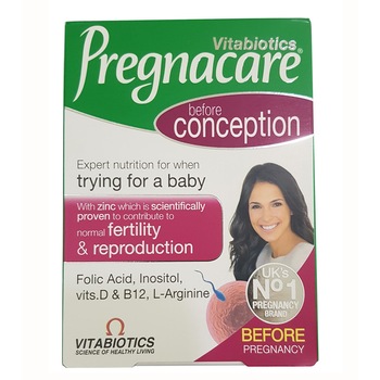 Vitamine Pregnacare Before Conception, 30 tablete, Vitabiotics Vitamine Pregnacare Before Conception, 30 tablete, Vitabiotics