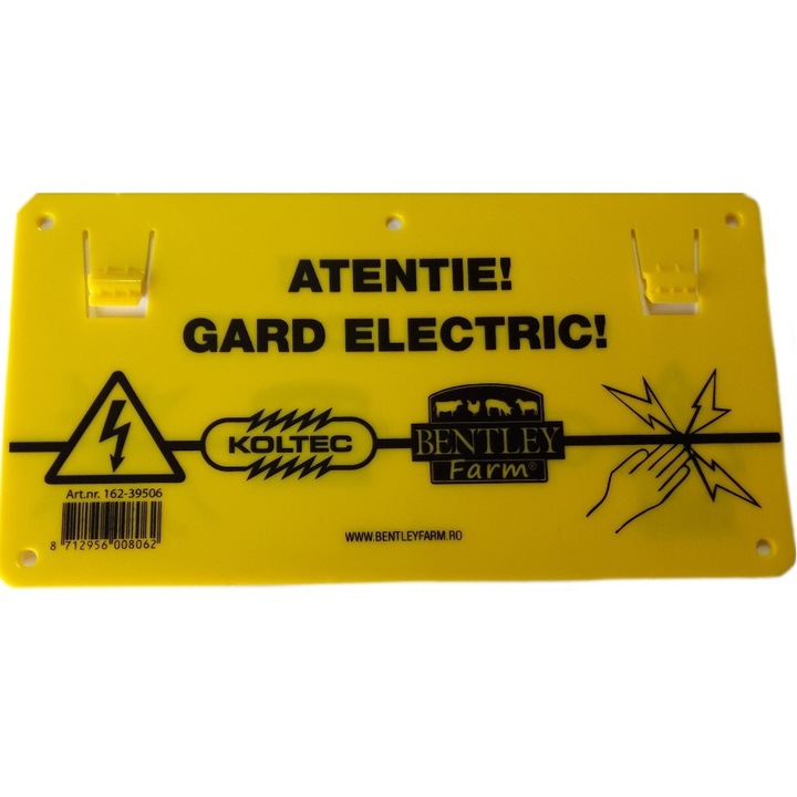 Semn avertizare gard electric Koltec