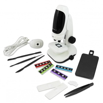 Set de stiinta 3 in 1 - Microscop video digital cu putere de 400X Set de stiinta 3 in 1 - Microscop video digital cu putere de 400X