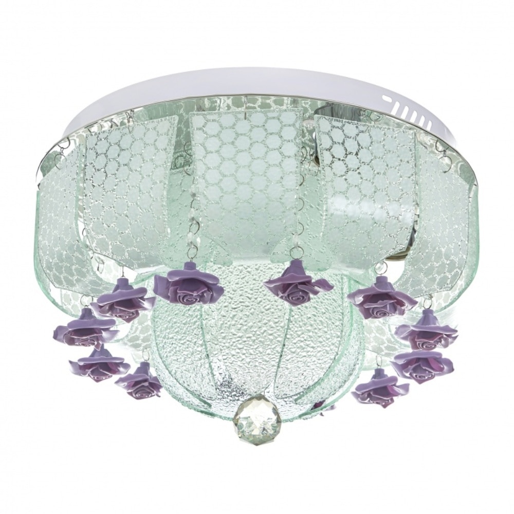 Plafoniera, Crom, 4хE27+led rgb, mp3, bluetooth, 1944/40 CH