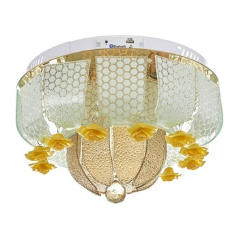 Plafoniera, Aur, 4хE27+led rgb, mp3, bluetooth, 1944/40 GD Plafoniera, Aur, 4хE27+led rgb, mp3, bluetooth, 1944/40 GD