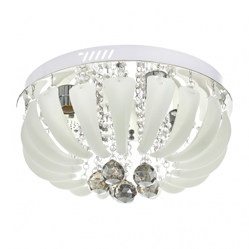 Plafoniera, Crom, 4хE27+led rgb, mp3, bluetooth, 1946/40 CH