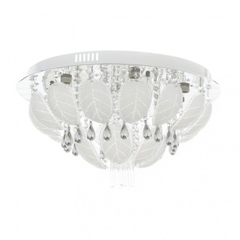 Plafoniera, Crom, 7хE27+led rgb, mp3, bluetooth, 925/500 CH Plafoniera, Crom, 7хE27+led rgb, mp3, bluetooth, 925/500 CH