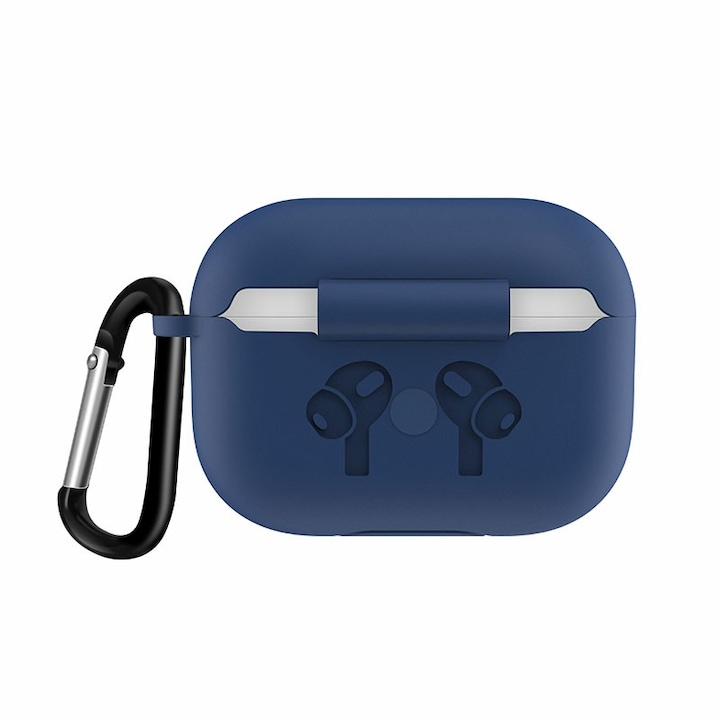 Husa suport casti pentru Apple AirPods Pro, Bleumarin, BBL1232
