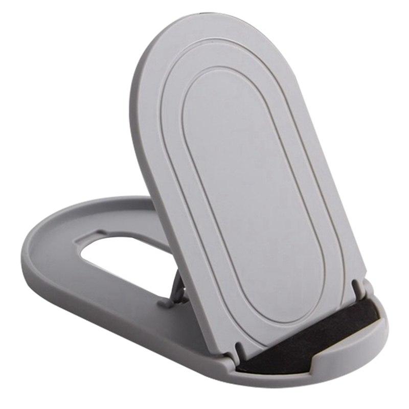 Suport pliabil de birou cu fanta pentru telefon si tableta 1889, Gri