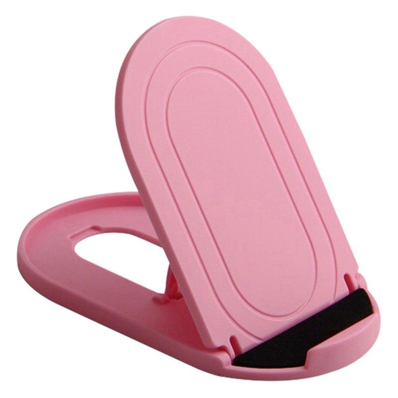 Suport pliabil de birou cu fanta pentru telefon si tableta 1889, Roz