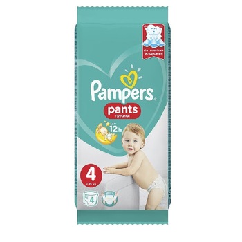 Scutece chilotel Pampers Pants Nr.4, 4 buc Scutece chilotel Pampers Pants Nr.4, 4 buc
