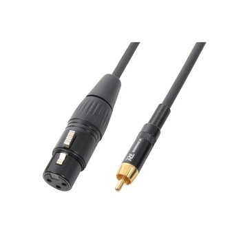 Cablu XLR mama - RCA tata 3m Power Dynamics Cablu XLR mama - RCA tata 3m Power Dynamics