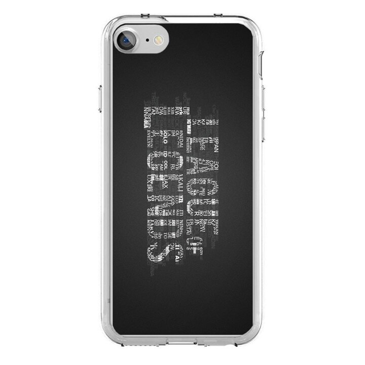 Husa silicon neagra iPhone 8 League of Legends
