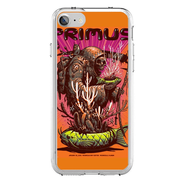 Husa silicon portocalie iPhone 8 Primus