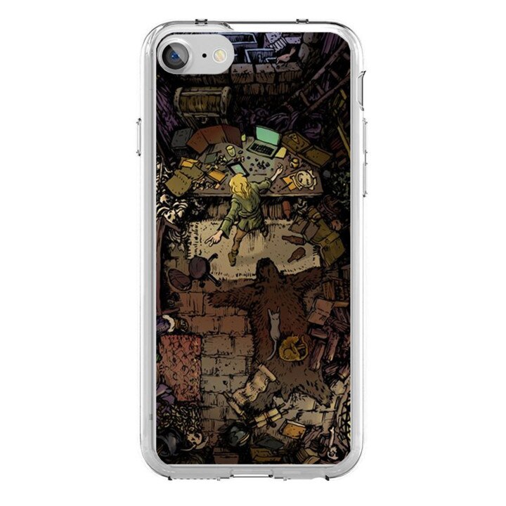 Husa silicon neagra iPhone 8 The Dream