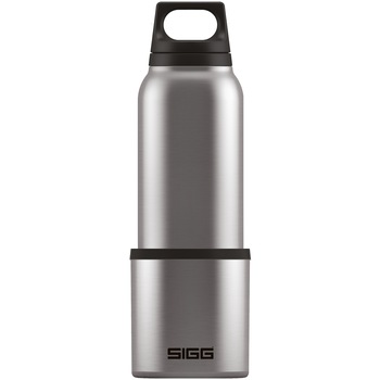 Termos SIGG din otel Hot & Cold Brushed cu cana, 0.75l Termos SIGG din otel Hot & Cold Brushed cu cana, 0.75l