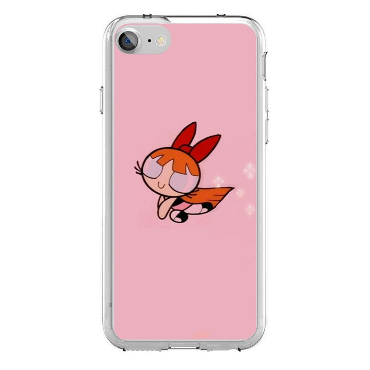 Husa silicon roz iPhone 7 Blossom