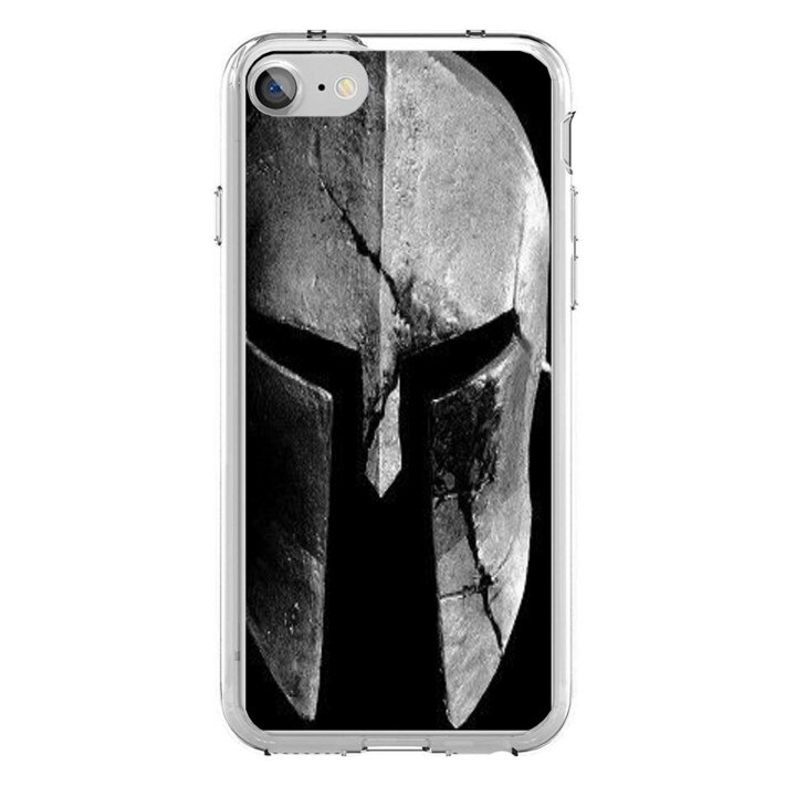 Husa silicon neagra iPhone 7 Spartan