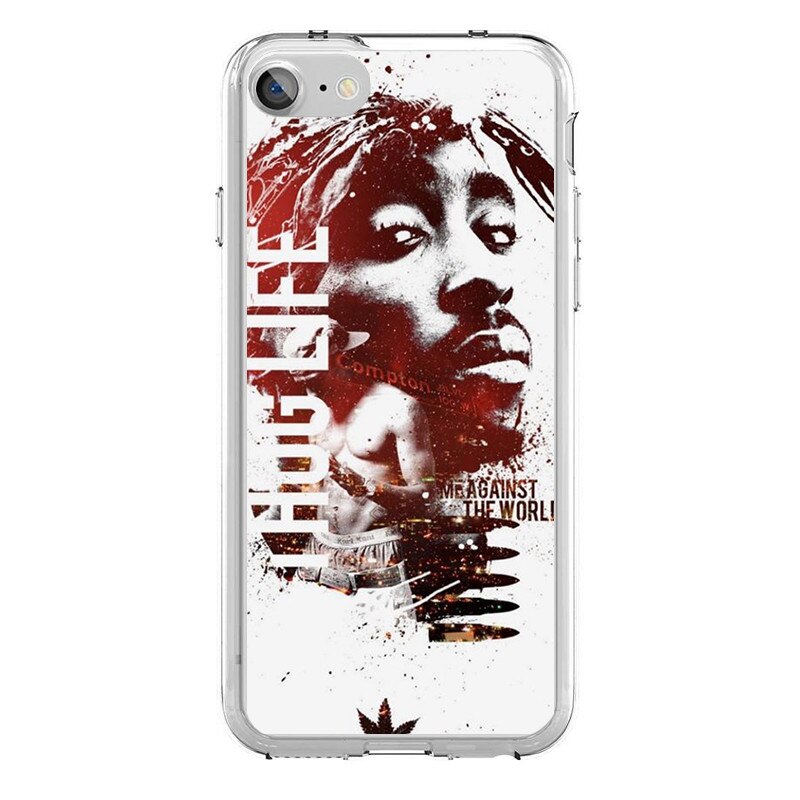 Husa silicon alb iPhone 7 2PAC