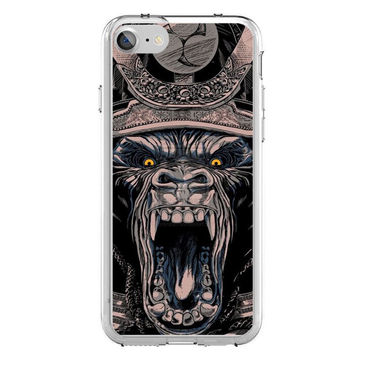 Husa silicon neagra iPhone 7 Gorilla Ninja