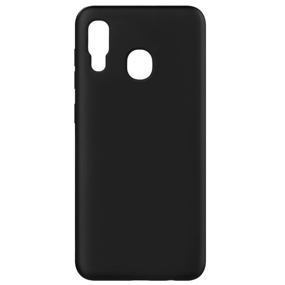 Husa Lemontti Liquid pentru Samsung Galaxy A20e, protectie 360°, Silicon, Black