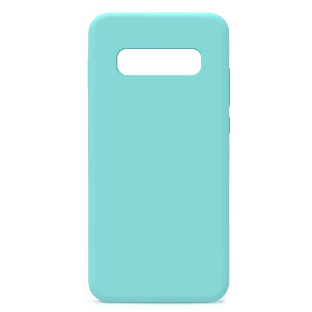 Husa Lemontti Liquid Silicon pentru Samsung Galaxy S10 Plus G975, Black