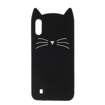 Husa Iphone 7 silicon pisica Negru Husa Iphone 7 silicon pisica Negru