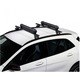 Cruz Ski Rack Dark 6 támasztéka, keresztrudakon rögzíthető, 6 pár síléchez