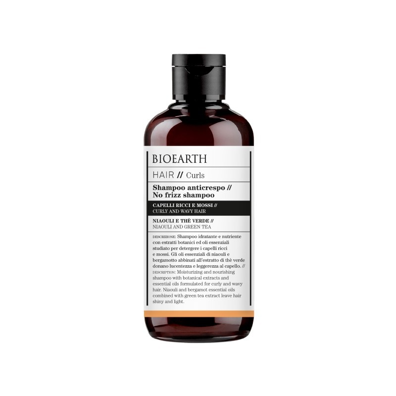 Sampon par ondulat,cret cu ceai verde, 250ml,Bioearth