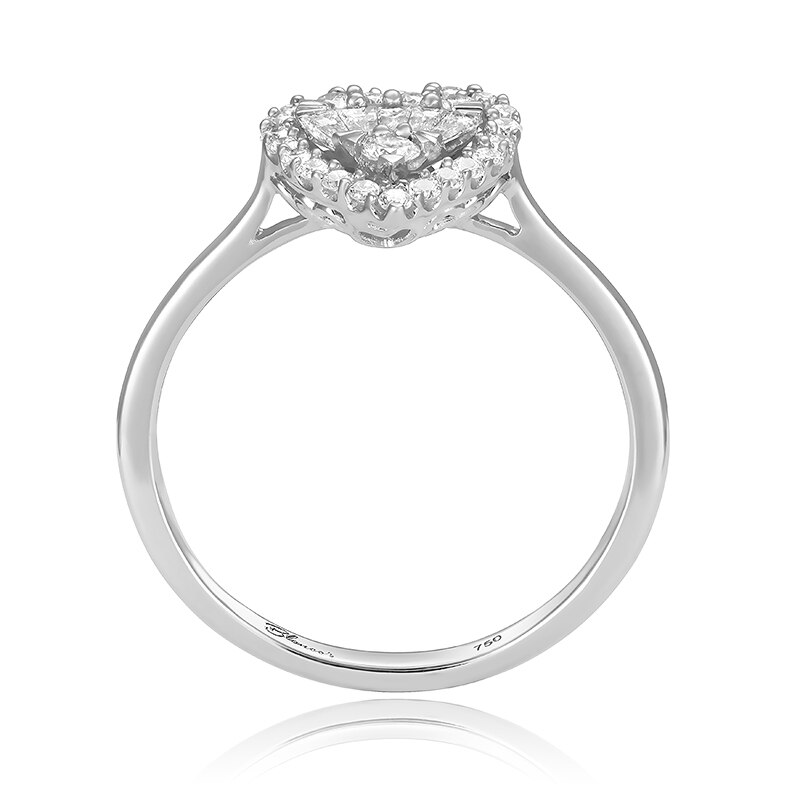 Inel Inima Blanco's Aur 18k Diamante, 52 RP-31013-W - eMAG.ro