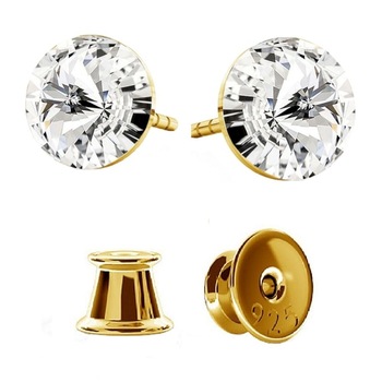 cercei argint 925 placati cu aur galben cu swarovski cristale glassideas gold bijuterii argint cercei argint aurit cristale swarovski cercei argint 925 placati aur galben 18k cercei aurii imagen 2_0_
0