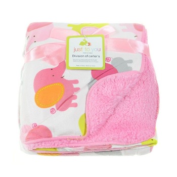 Paturica Bebelusi, Cu Blanita-Roz, Dimensiune 98 X 80 cm Paturica Bebelusi, Cu Blanita-Roz, Dimensiune 98 X 80 cm