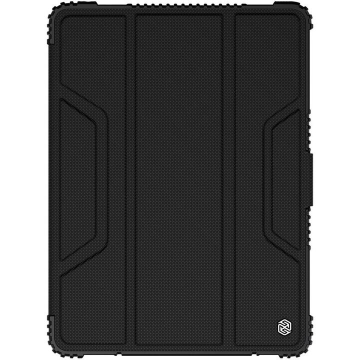 Husa Nillkin Armor Leather compatibila cu iPad 10.2 inch (2019/2020/2021) Black