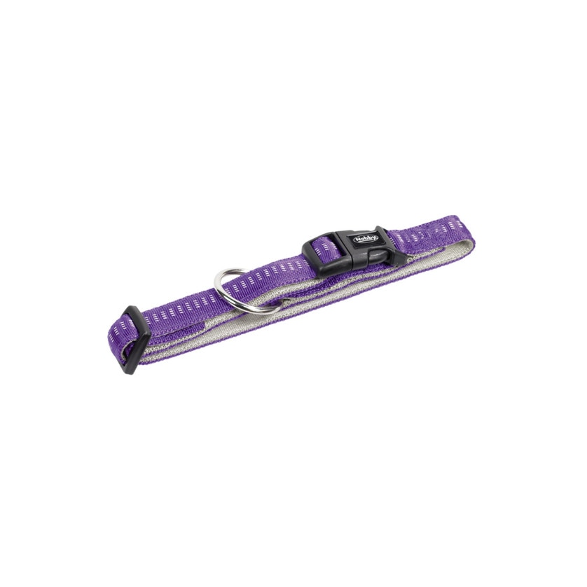 Zgarda pentru caini NOBBY, SOFT GRIP, 25-35cm/15mm, Violet