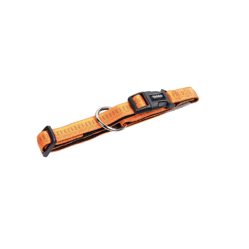Lesa pentru caini Nobby, Soft Grip 20, Ajustabila, 20 - 30 cm / 10 mm, Portocaliu