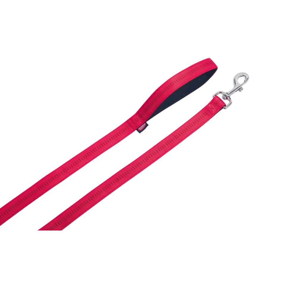 Lesa NOBBY, SOFT GRIP, 120cm/25mm, Rosu