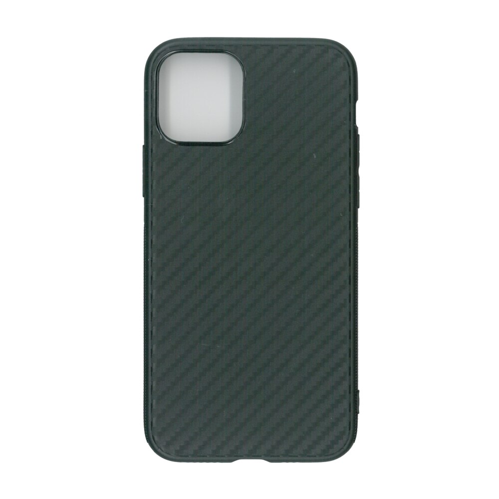 Husa din silicon, Carbon negru, pentru Apple iPhone 11 Pro