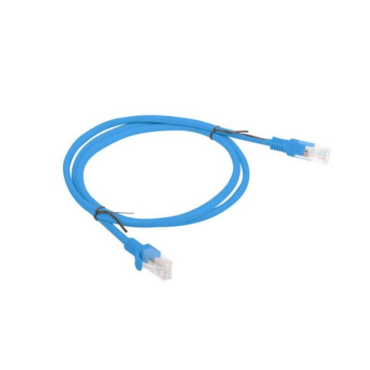 Lanberg patchcord rj45 cat5e utp kábel 1m kék /pcu5-10cc-0100-b/