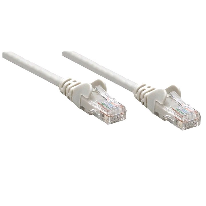 Intellinet utp patch kábel cat5e 20m szürke /345033/