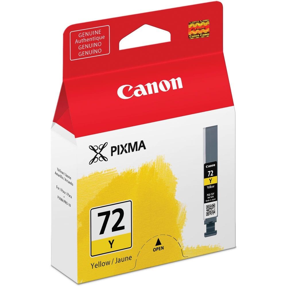 Cartus cerneala Canon Yellow PGI-72Y pentru Pixma Pro-10, 14ml OEM BS6406B001AA