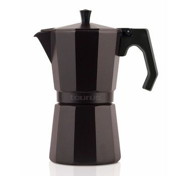 Espressor de cafea Taurus Italica Elegance 6, capacitate 6 cesti, potrivit ptr. plite pe gaz, electrice si vitroceramice. Espressor de cafea Taurus Italica Elegance 6, capacitate 6 cesti, potrivit ptr. plite pe gaz, electrice si vitroceramice.