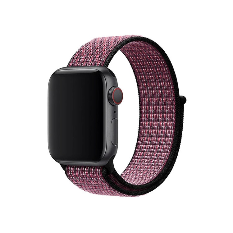 Curea material textil, Apple Watch, Arici, 40mm, Violet